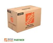 27 In. L X 15 In. W X 16 In. D Large Moving Box with Handles (10-Pack)