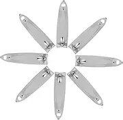 ARTSEWPLY Metal Nail Clipper Keychain 20pcs Fingernail Toenail Cutters Tool Manicure Kit