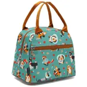 Insulated Lunch Cooler Bag - Tote Bag Organizer for Women/Men, Dog