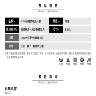 【SPRS】IC-06分離兩件式極涼感吸濕排汗滑衣+褲(極涼感/重機滑衣/涼感衣/吸濕排汗/MIT製造)