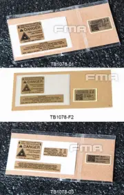 New FMA Custom Decals Sticker For PEQ-15 LA-5 Case