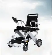 Electric elderly four-wheel scooter smart control lightweight foldable long battery portable electric wheelchair