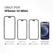 iPhone 12 Mini Compatible Case Cover With Invisible Bracket Protection-Grey