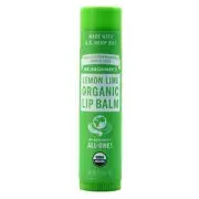 Dr. Bronner's Organic Lip Balm Lemon Lime 0.15 oz
