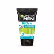 Garnier Men Oil Clear Deep Cleansing Face Wash, Mineral Clay Menthol Deep,100g