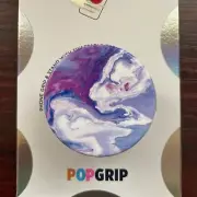 PopSockets LAVENDER FLOW Phone Grip Stand Black POPGRIP PopSocket Swappable Top