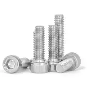 M8 1.25X16Mm Socket Head Cap Screws 30 Pcs Stainless Steel Full Thread