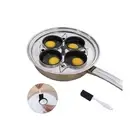 Egg Poacher Pan - Stainless Steel Poached Egg Cooker Perfect Poached Egg Maker I