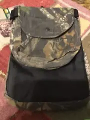 MOSSY OAK BREAK-UP CAMO HUNTING NYLON BELT W/GAME POUCH SHELL POCKETS