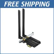 High-Speed WiFi 6 AX3000 PCIe Card with Heat Sink and Latest Bluetooth 5.0