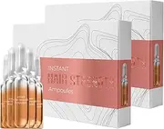 Instant Hair Strengthen Ampoules – Collagen Coating Protein Treatment for Damage & Dry Hair, Hair Stimulant Intensive Lotion, Scalp Regrowth Oil, Repair & Hydrate Leave-In Lotion (2 BOX / 14 PCS)