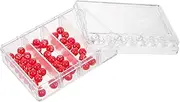 ibasenice Small Machine Fun Party Game Prop Bingo Balls Included Manual Lock Ball Selector