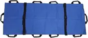 Positioning Bed Pad Reusable Washable Patient Turning Lifting Sheet 10 Handles Blue Oxford Cloth for Elderly and Patients