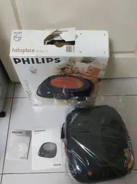 在飛比找Yahoo!奇摩拍賣優惠-全新品久置過保 PHILIPS 飛利浦 不挑鍋黑晶爐HD44