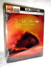 Dune: Part 2 (4K/Blu-ray, 2024, 2-Disc, STEELBOOK) NEW Timothee Chalamet action