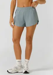 [Lorna Jane] Lightspeed Phone Pocket Run Shorts in Blue, Size - 2XL 2XL Deep Arctic