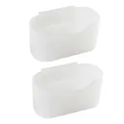 2pcs Movable Sliding Fridge Food Container - Wide Mouth Space Saver for Sauce Pack on Refrigerator Door