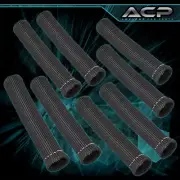 For Eagle 8 Piece Spark Plug Wire Boot High Heat Insulator Shield Autox Black (for: Honda)