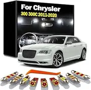 17Pcs LED Interior Map Dome Light Bulb Kit, For Chrysler 300 300C 2011 2012 2013 2014 2015 2016 2017 2018 2019 2020