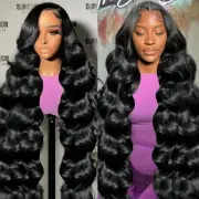 13x6 Lace Front Wigs Human Hair Pre Plucked Body Wave Lace Front Wigs Human H...