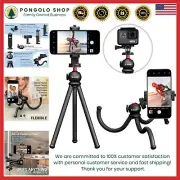3-in-1 Flexible Tripod - Perfect for iPhone, Android & DSLR with Ball-Head 360
