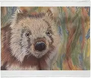 CafePress Wally Wombat Throw Blanket Soft Plush Throw Blanket 60" x 50"