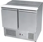Atosa Two Door Sliding Lid Saladette ESL3800 - ESL3800-SM