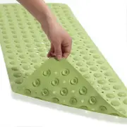 Home Anti Slip Shower Floor Bath Mat Bathroom Mat Suction Cup Massage Point green