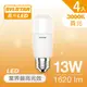 【喜光】13W LED 小小冰極亮燈泡 黃光 3000K - 4入組