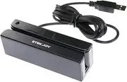 USB 3-Track Magnetic Stripe Card Reader POS Credit Card Reader Swiper MagStripe Swipe Card Reader ET-MSR90