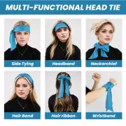 Sports Headband Head Tie Back Headband Sweat Band Hair Sweatband for Men Women
