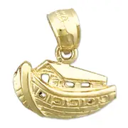 14K Gold Noah&#39;s Ark Charm