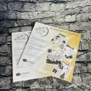 1999 Creative Memories 12x12” Border Basic Calendar Grid 2 packs