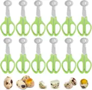 Quail Egg Cutter Scissors Stainless Steel Pigeon Bird Egg Opener Pack of 12