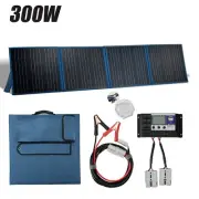 12V 300W Folding Solar Panel Blanket Flexible Solar Mat Mono Power USB Regulator