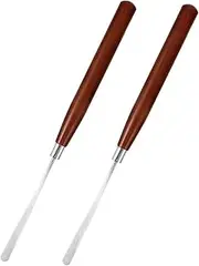 AUTSUPPL 2pcs Nail Gel Mixing Sticks Handle Versatile Makeup Mixer Tool for Liquid Foundation Toning Cosmetic Stirring and Spatula Use and Efficient Design for Nail Art and Makeup Supplies