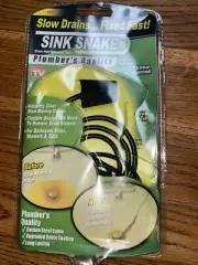 Lot Of 6 Sink Snake Plumber Drain Cleaner - Unclog Sink Or Tub Drain