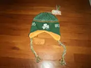 DONEGAL BAY ADULT EMBROIDERED IRUSH SHAMROCK WINTER HAT ECO FRIENDLY ONE SIZE