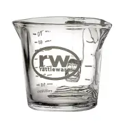 rattleware Shot Pitcher, Double Spout, 3 oz, White Printing, Glass, 27610