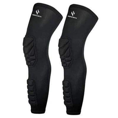 Knee Calf Padded 2 Pack Compression Leg Sleeve Shin Protective Support
