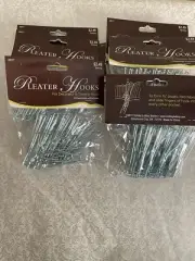 Lot of 7 New Packs of Pleaded Drapery Hooks