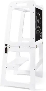 4 in 1 Kitchen Tower,Kids Step Stool Learning Helper for Toddlers and Kids 18 Mo