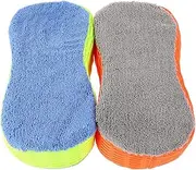 Alipis 8-Shape Car Cleaning Sponge Double-Sided Water Absorbing Sponge for Car Wash and Home Cleaning