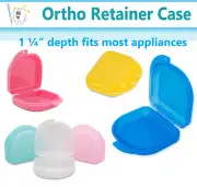 12/Box Assorted Dental Retainer Boxes Denture Case, Mouthguard Containers Box