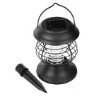 Solar Fly Trap Light Mosquito Killer Lamp Insect Bug Zapper UV Outdoor Camping