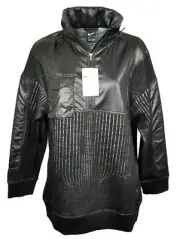 Nike Women's Pullover 1/4 Zip Oversized Fit City Ready Hooded Top Size Medium