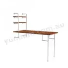 Rustic Industrial Iron Pipe Bar Table Leg Shelf Storage Shelving Brackets DT054