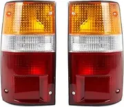 Compatible With Toyota Hilux MK3 LN RN YN Pickup 2-4WD 1989-1995 LED Rear Tail Light Bumper Warning Tail Brake Lamp 81550-89163 81560-89163(1 Pair)