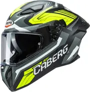 Caberg Drift Evo II Jamara Helmet, black-grey-yellow, Size 2XL for Men Black Grey Yellow