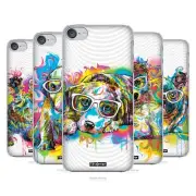 OFFICIAL P.D. MORENO DRIP ART CATS AND DOGS BACK CASE FOR APPLE iPOD TOUCH MP3